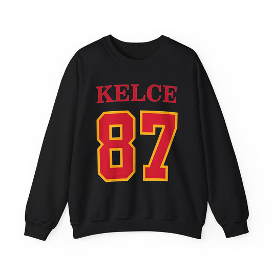Football Fan Sweatshirt - Kelce 87 Unisex Crewneck