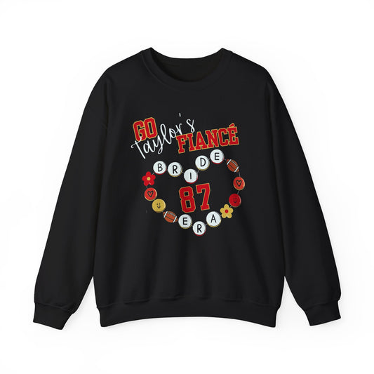 Go Taylor's Fiancé Bride Sweatshirt, Unisex Crewneck for Weddings, Engagement, Bachelorette Parties, Gifts for Brides